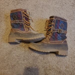 Gently worn duck boots